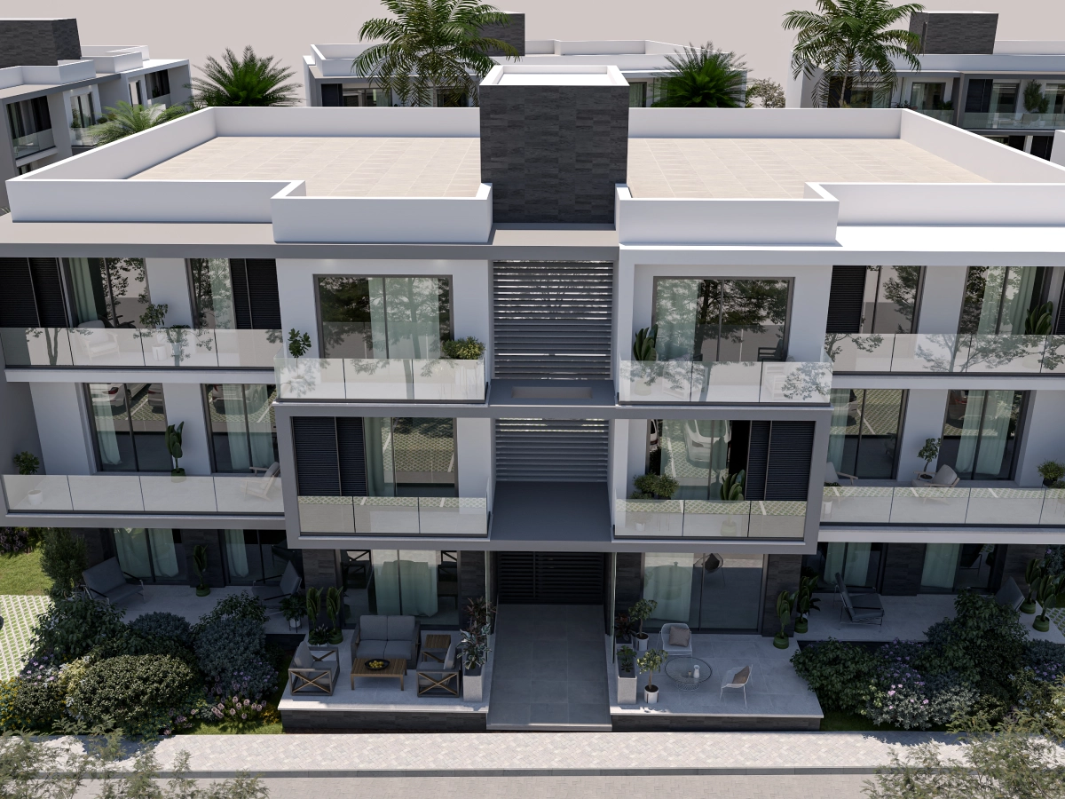 D-Point Exterior View - Modern architectural design with premium finishes