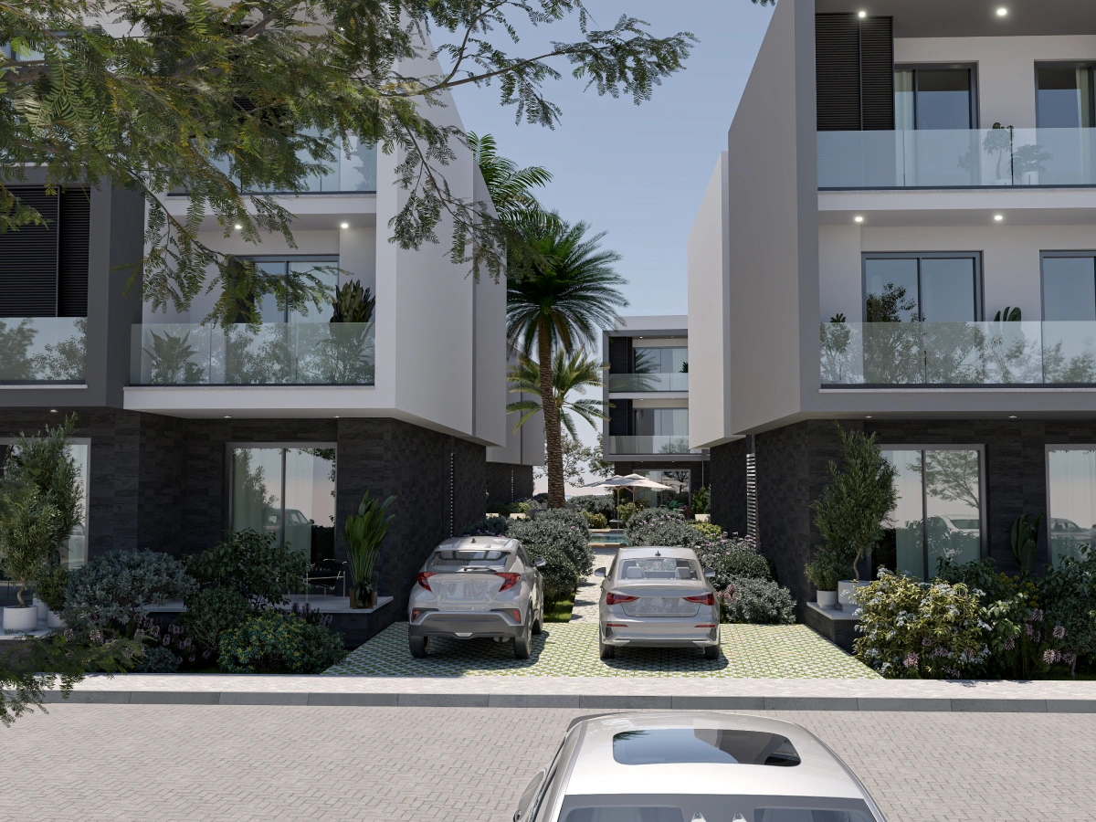 D-Point Exterior Facade - Contemporary building with elegant design elements